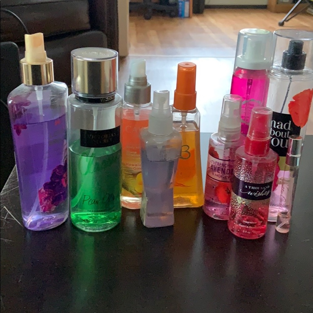 Lot of 10 body sprays!